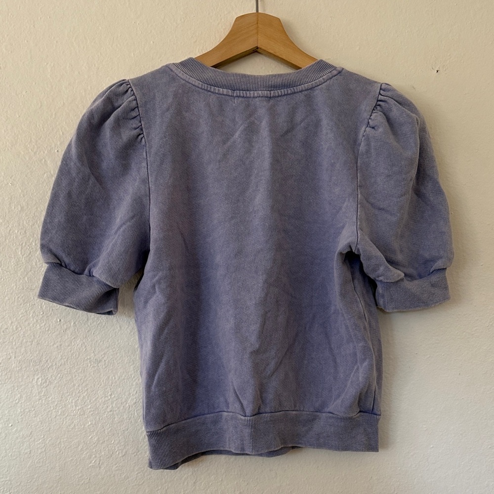 T.La Lavender Puff Sleeve Tee Sz S - Picture 6 of 6